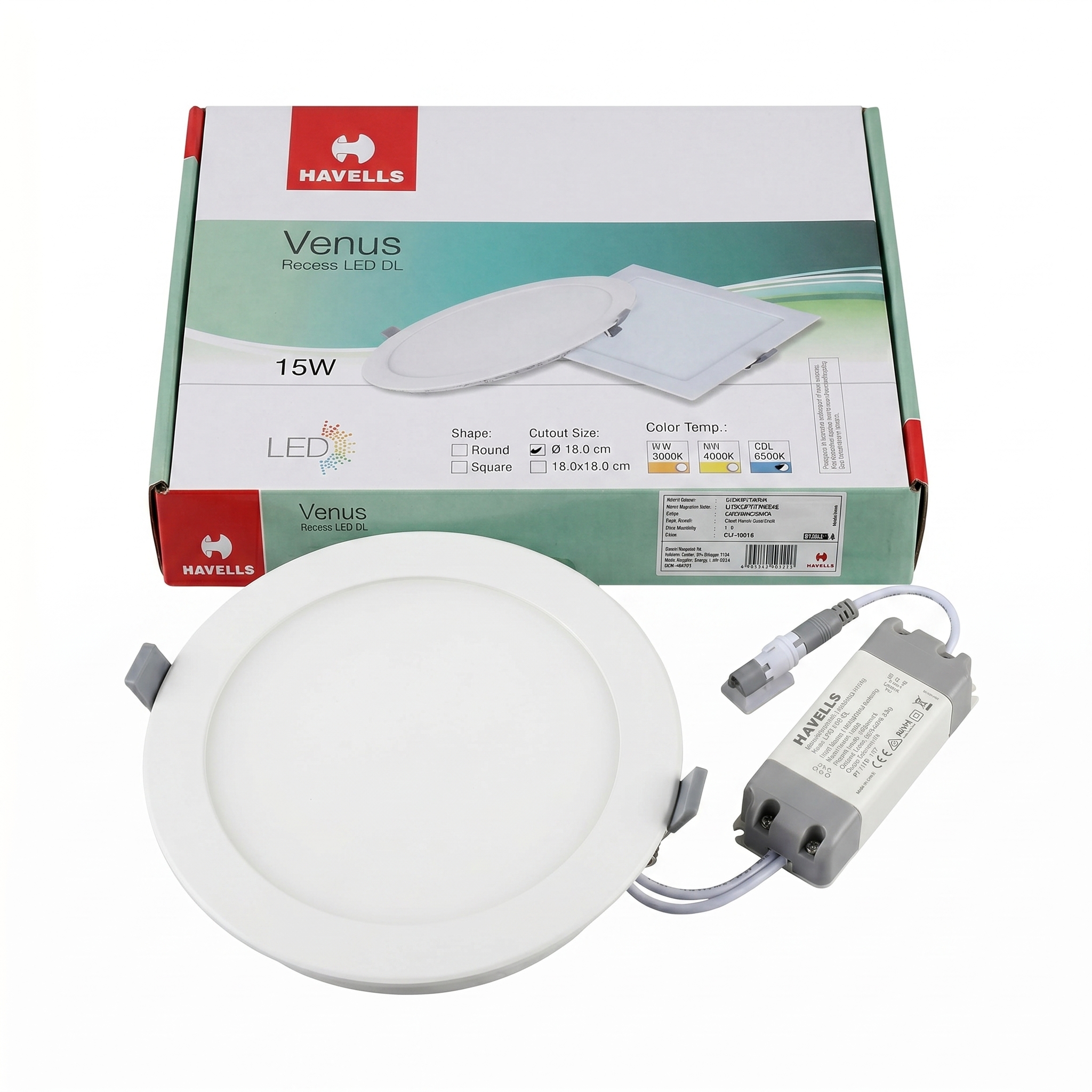 Venus 15w Led Downlight