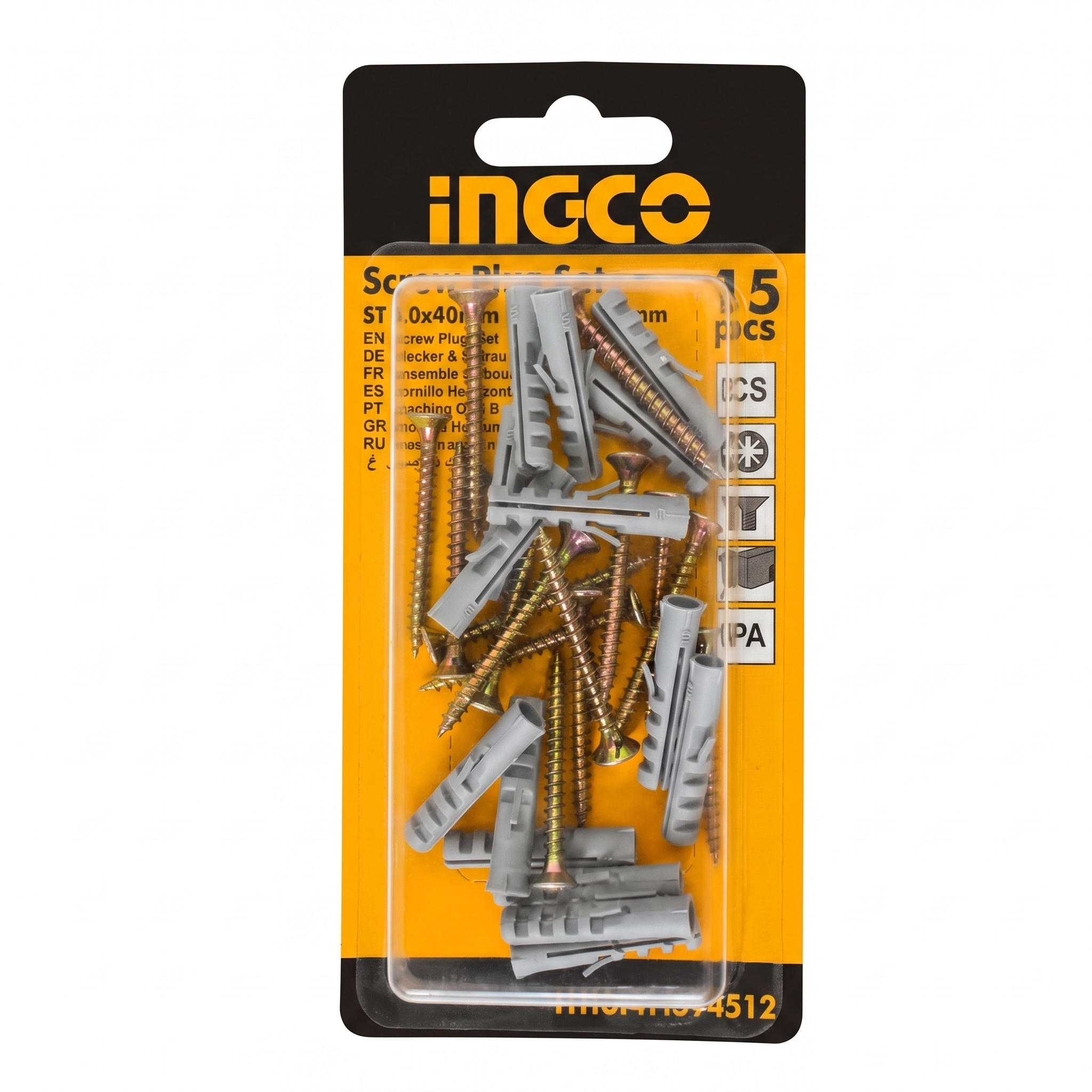 Screw Plug Set 15pcs